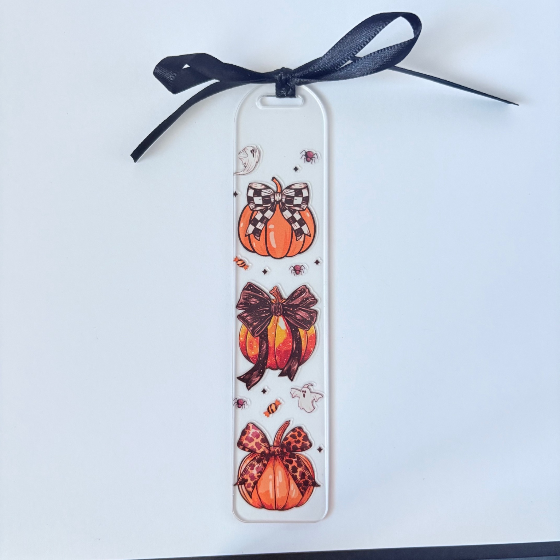 The "Spooky Season" Pumpkin Tassel Bookmark