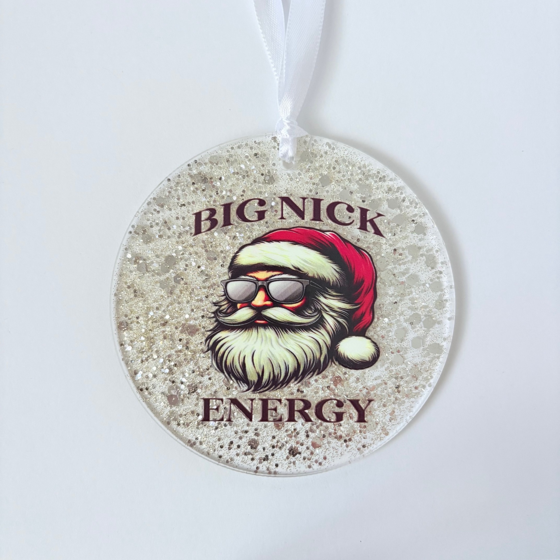 The "Big Nick Energy" Santa Ornament