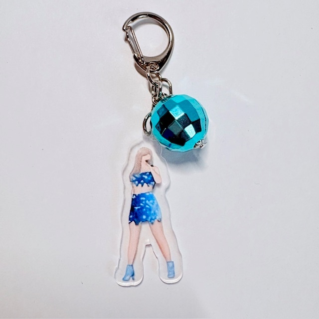 Azure Pop Keychain
