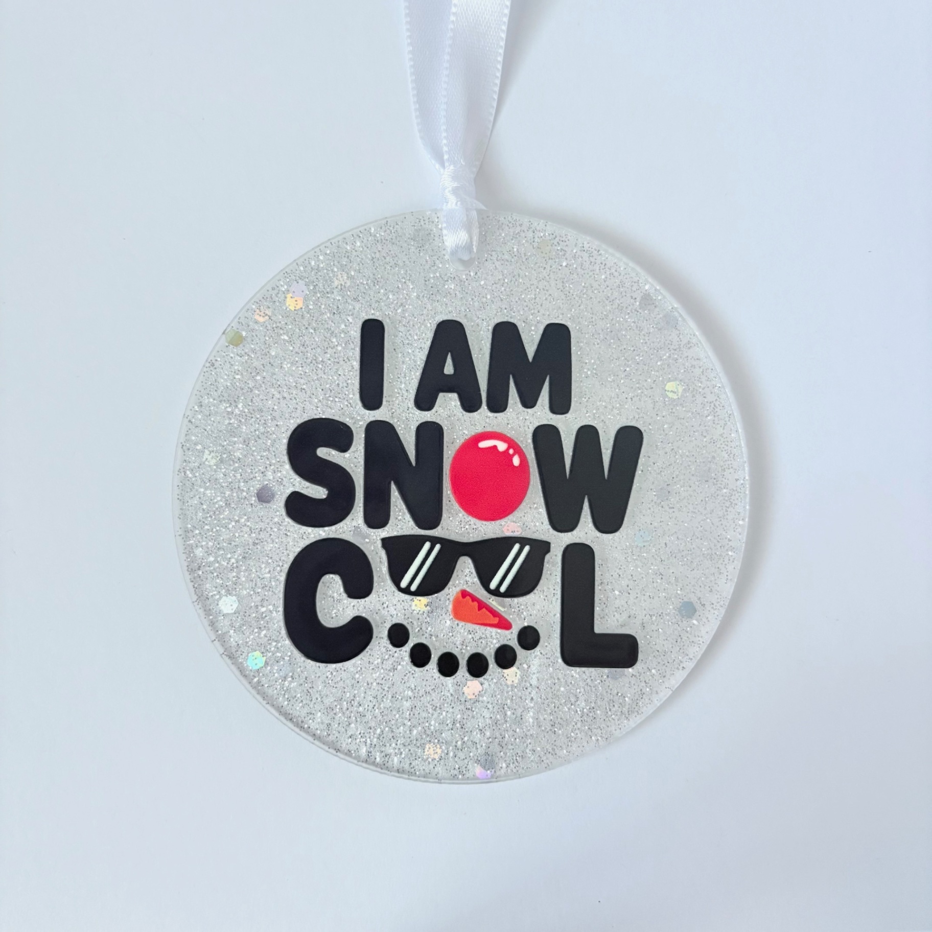 The "I Am Snow Cool" Snowman Ornament