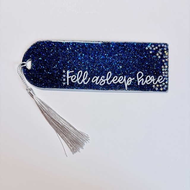 Celestial Night Glitter Bookmark
