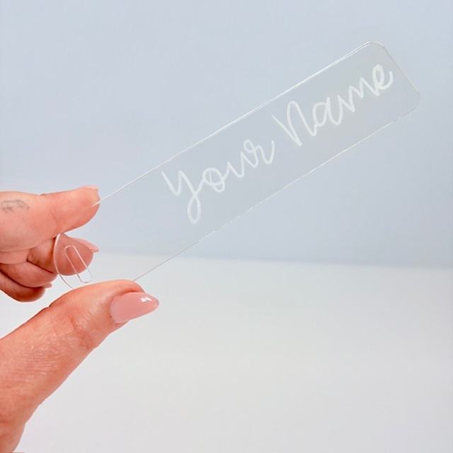 Custom Acrylic Bookmark