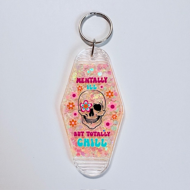 Retro Vibes Acrylic Keychain