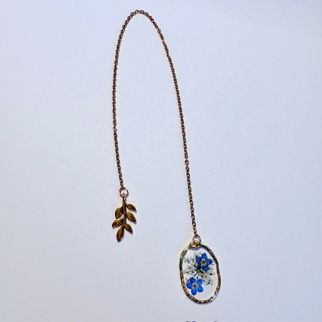 Forget-Me-Not Meadow Chain Bookmark