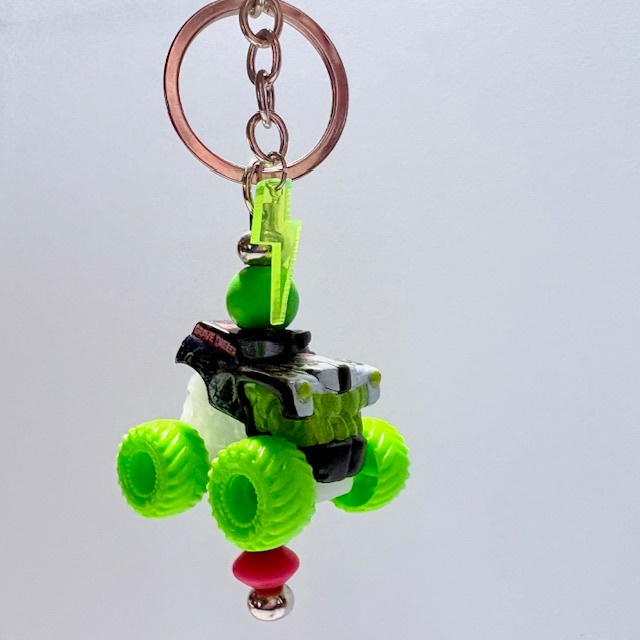 Grave Digger Monster Truck Keychain