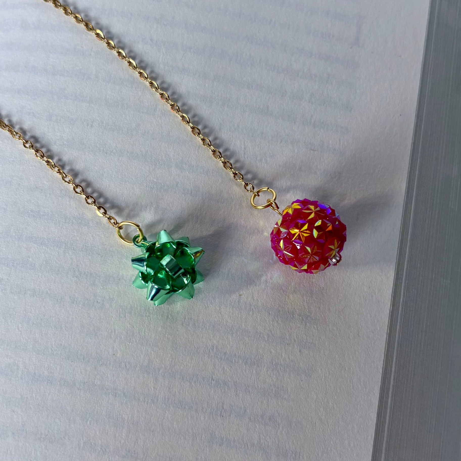 Holiday Sparkle Chain Bookmark