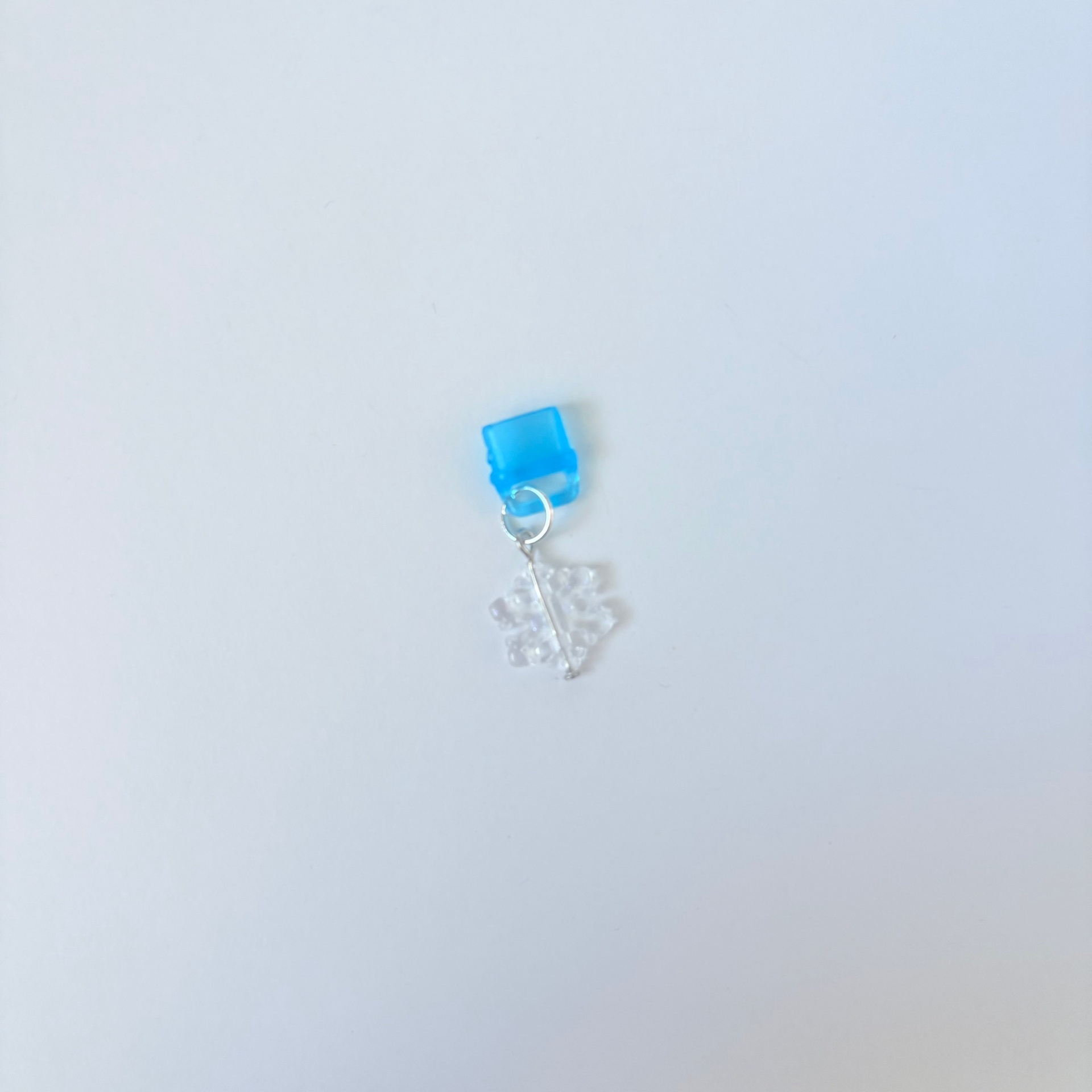 The "Winter Frost" Snowflake Charger Charm