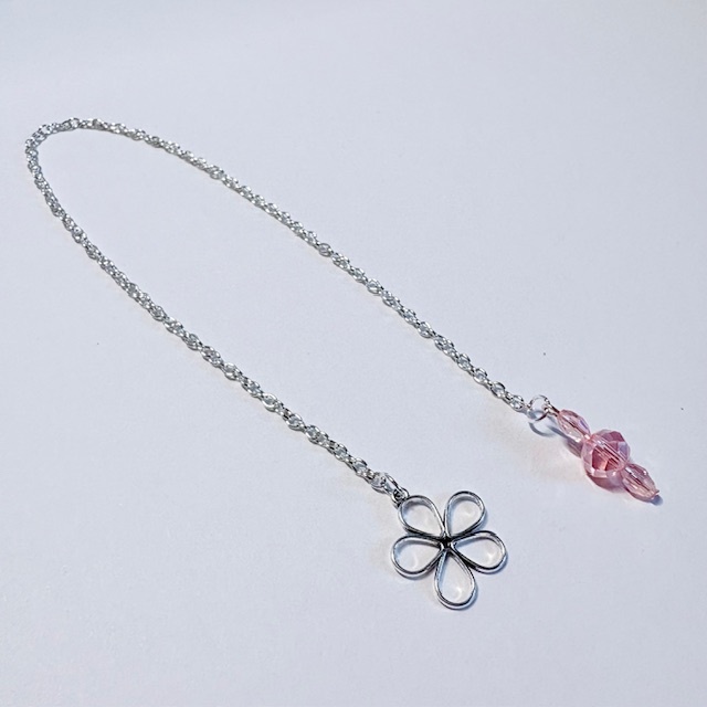 Blushing Bloom Chain Bookmark