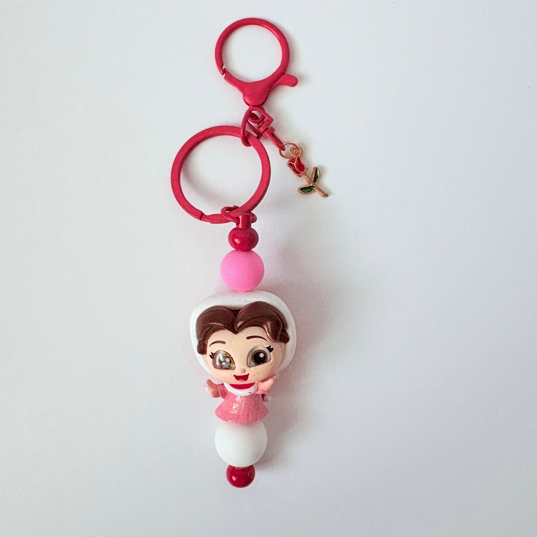 🥀 Enchanted Rose Winter Fob