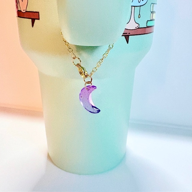 Celestial Moon Tumbler Charm