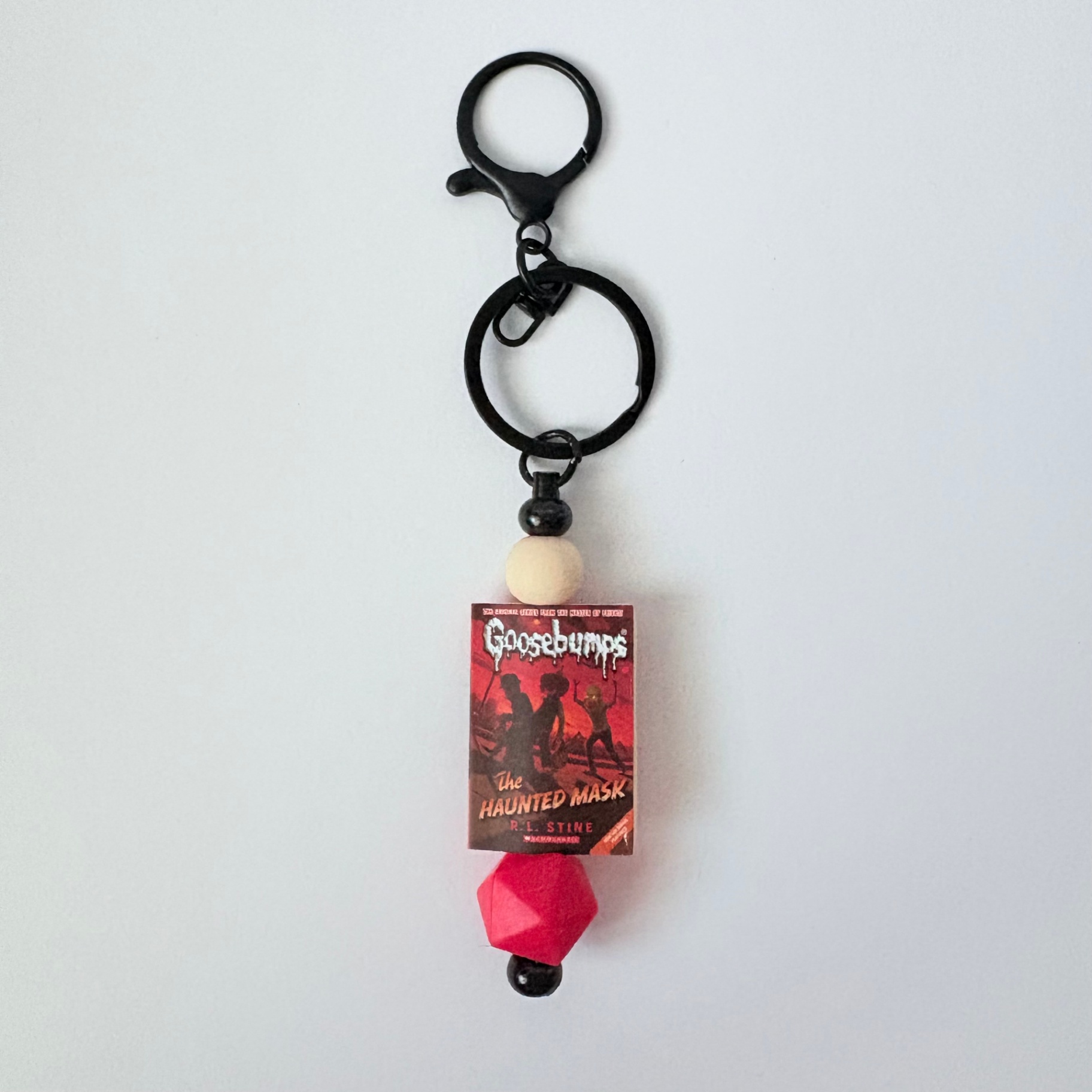 “The Haunted Mask” Mini Book Keychain