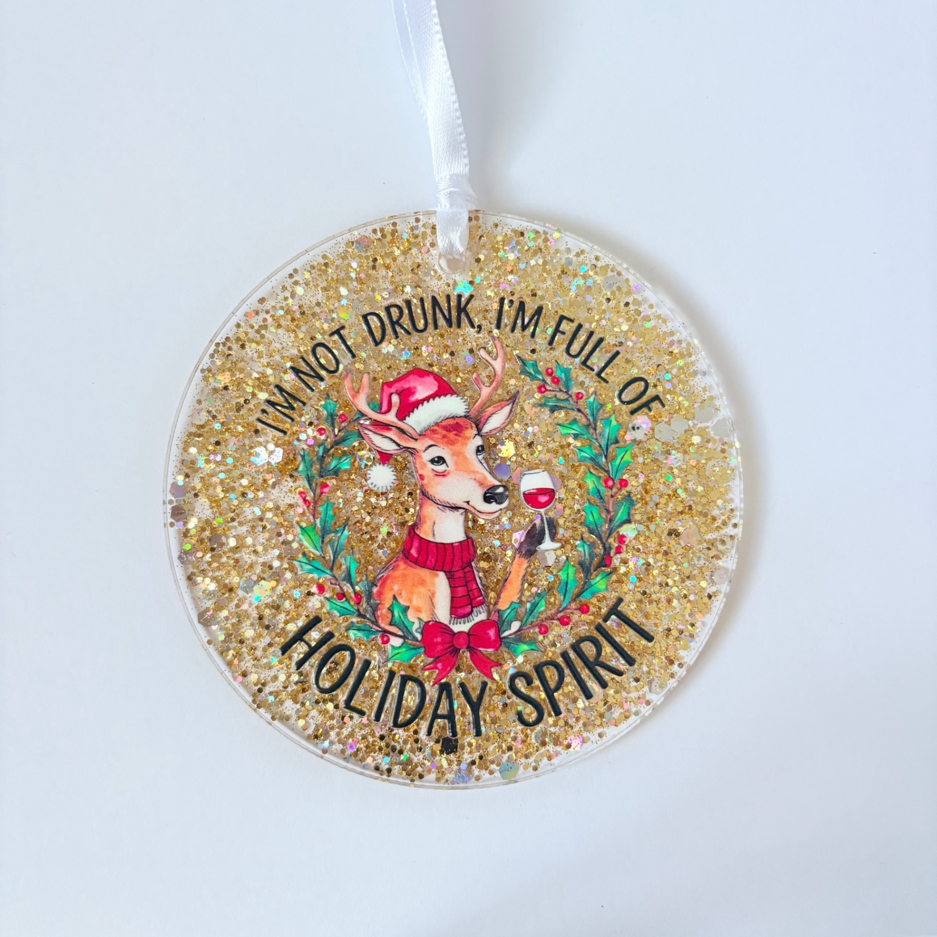 The "Holiday Spirit" Reindeer Ornament